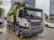 2018 SCANIA Chassis Zoomlion Second Hand Concrete Pump Truck 63m