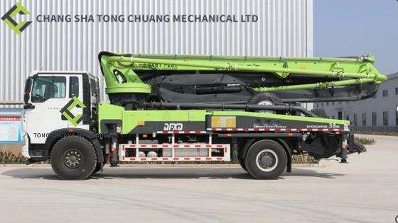 Sinotruk Howo 섀시 콘크리트 펌프 트럭 38미터