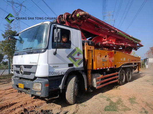 2013년 메르세데스 차시 Sany SYM5330THBEB 490C-8 중고용 콘크리트 펌프 트럭
