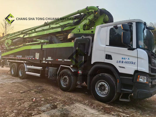 2020 스카니아 차시 Zoomlion 4.0 시리즈 ZLJ5440THBSF 63X-7 RZ 사용 된 콘크리트 펌프 트럭