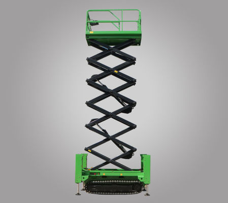 4*2 드라이브 모드 크롤러 시저 타입 3500kg 용량 공중 작업 플랫폼 건설 기계